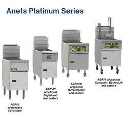 Anets AGP60W Platinum Series Gas Fryer
